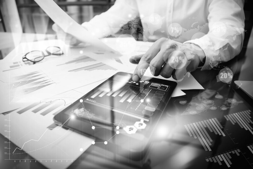 data bekijken op tablet