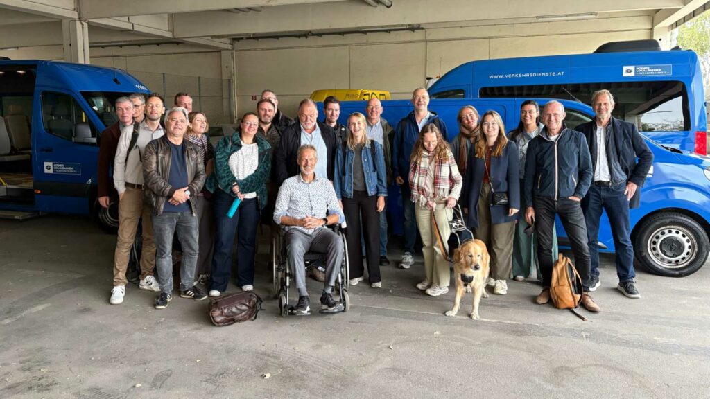 Studiereis Wenen geeft inzicht in publieke mobiliteit groepsfoto