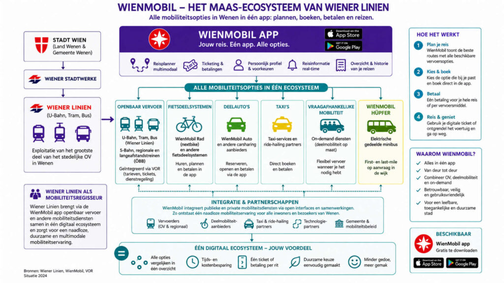 Wienmobil het maas ecosysteem van Wiener Linien